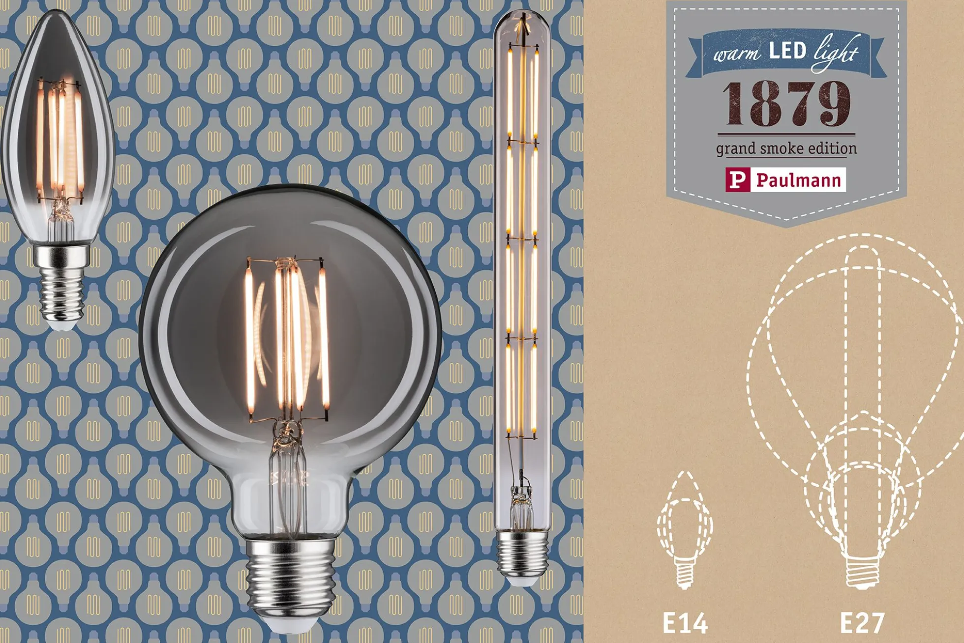 1879 Filament 230V - LED BigDrop E27