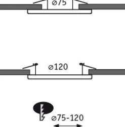 Adapter - Einbauleuchten-Einbauadapter Ø 130 mm