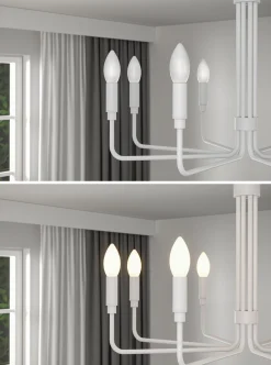 Classic White - LED Kerze E14