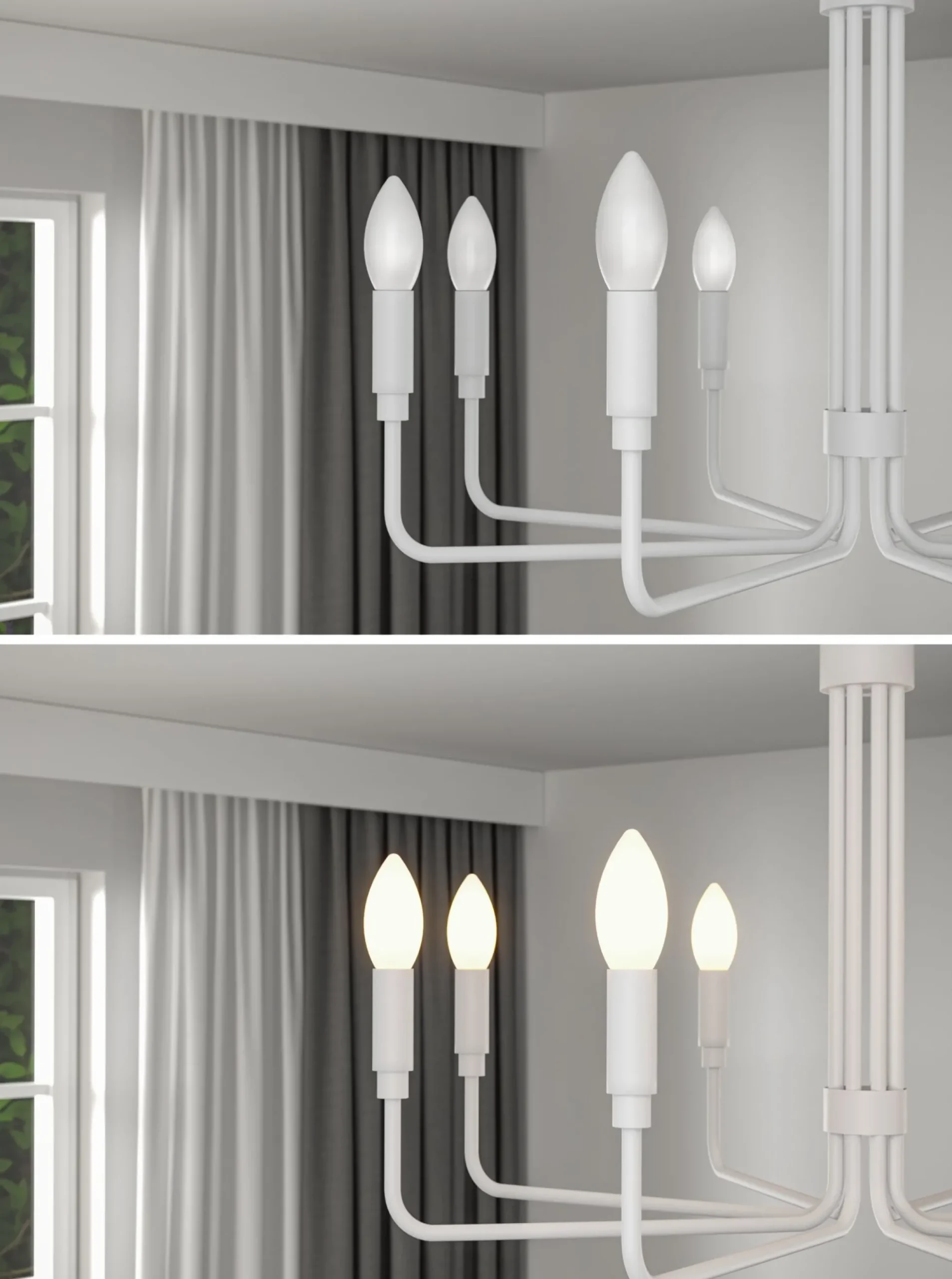 Classic White - LED Kerze E14
