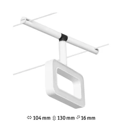 CorDuo LED Seilsystem - Frame Einzelspot