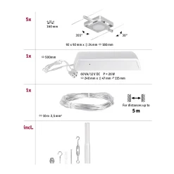 CorDuo LED Seilsystem - MacLED Basisset