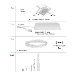 CorDuo LED Seilsystem - MacLED Basisset
