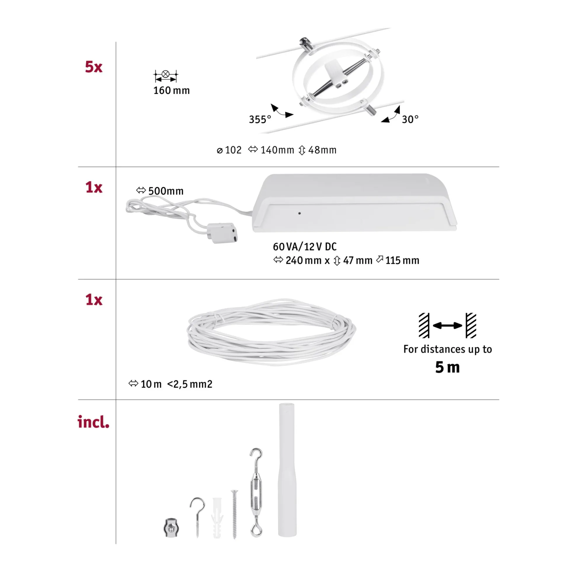 CorDuo Seilsystem - Cardan Basisset