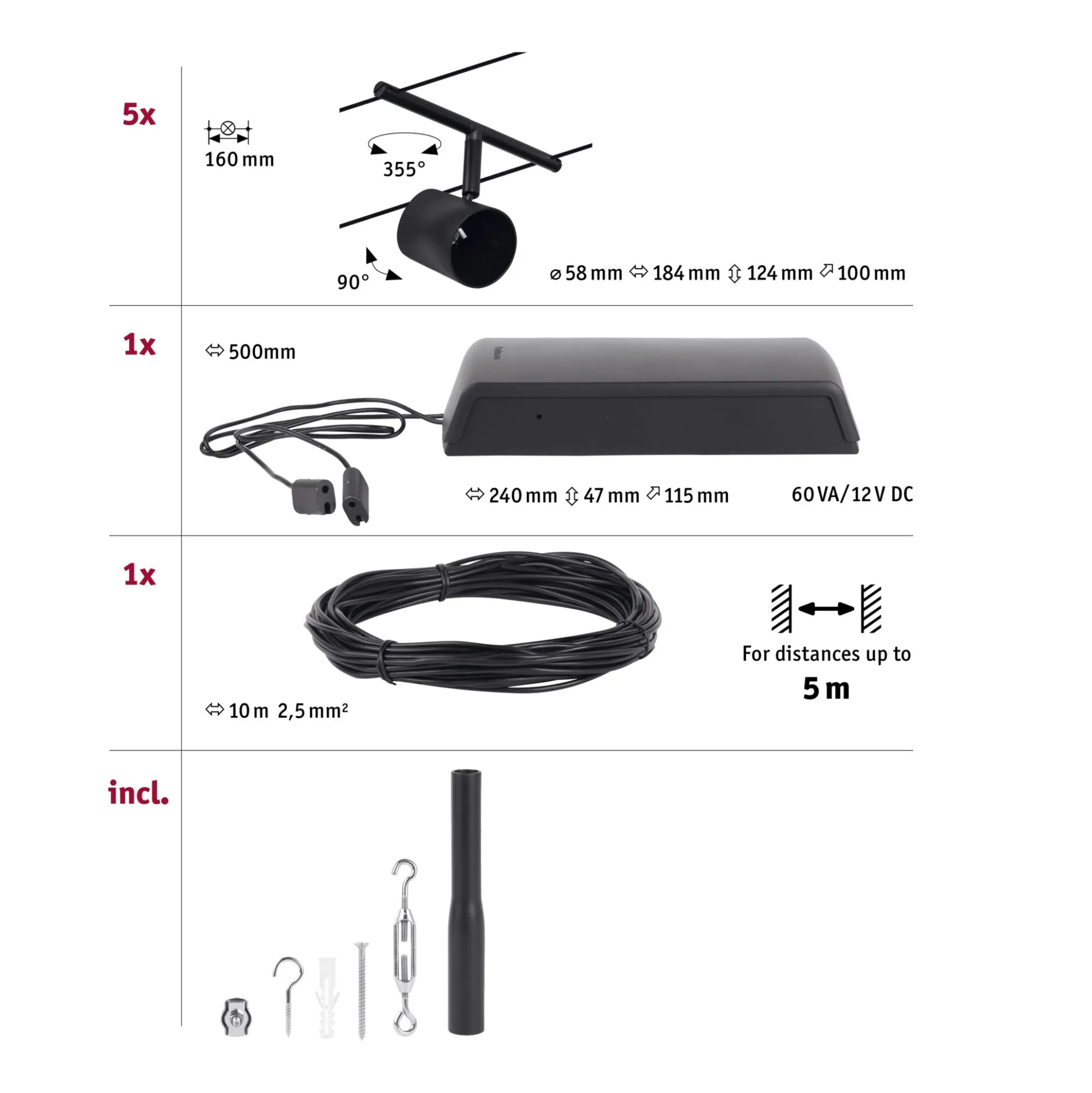 CorDuo Seilsystem - Cup Basisset