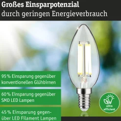 Efficient-Line Filament 230V - LED Kerze E14