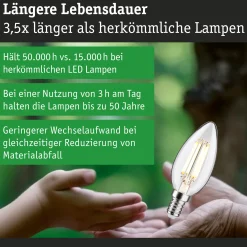Efficient-Line Filament 230V - LED Kerze E14