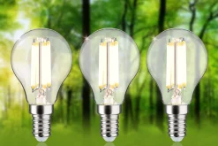 Efficient-Line Filament 230V - LED Tropfen 3er-Set 82mm