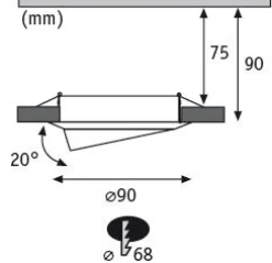 Einbauleuchte - Base Basisset schwenkbar