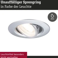 Einbauleuchte - 3er-Set schwenkbar