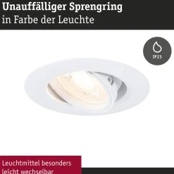 Einbauleuchte - 10er-Set schwenkbar