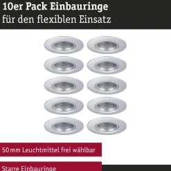 Einbauleuchte - 10er-Set starr
