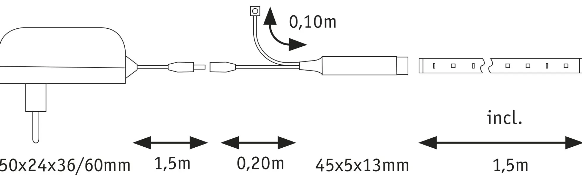 EntertainLED LED Stripe - Dynamic RGB Komplettset