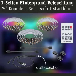 EntertainLED USB LED Strip - TV-Beleuchtung 75 Zoll