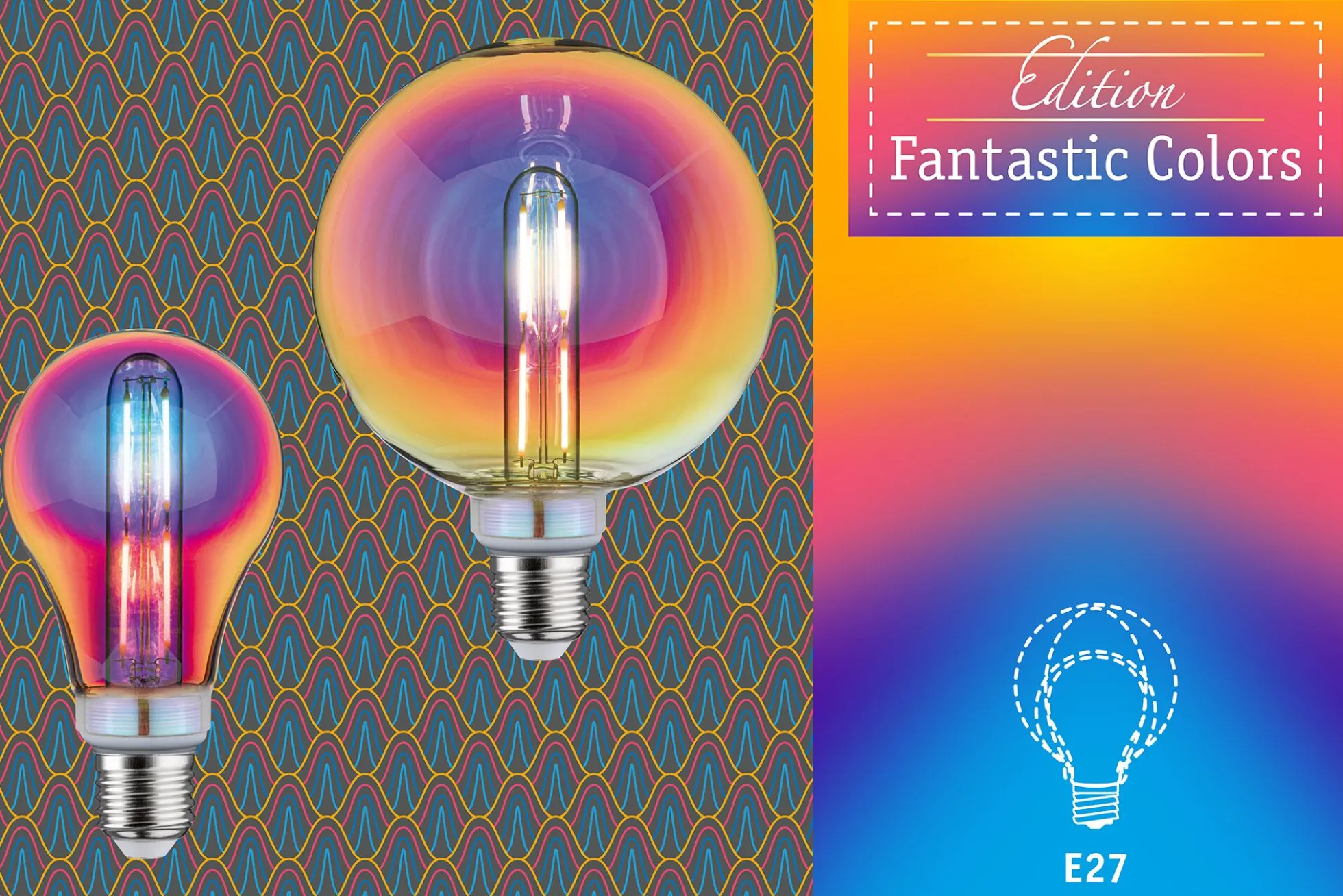 Fantastic Colors Edition LED Birne - Fantastic Colors Edition LED Birne E27 230V 470lm 5W 2700K dimmbar Dichroic