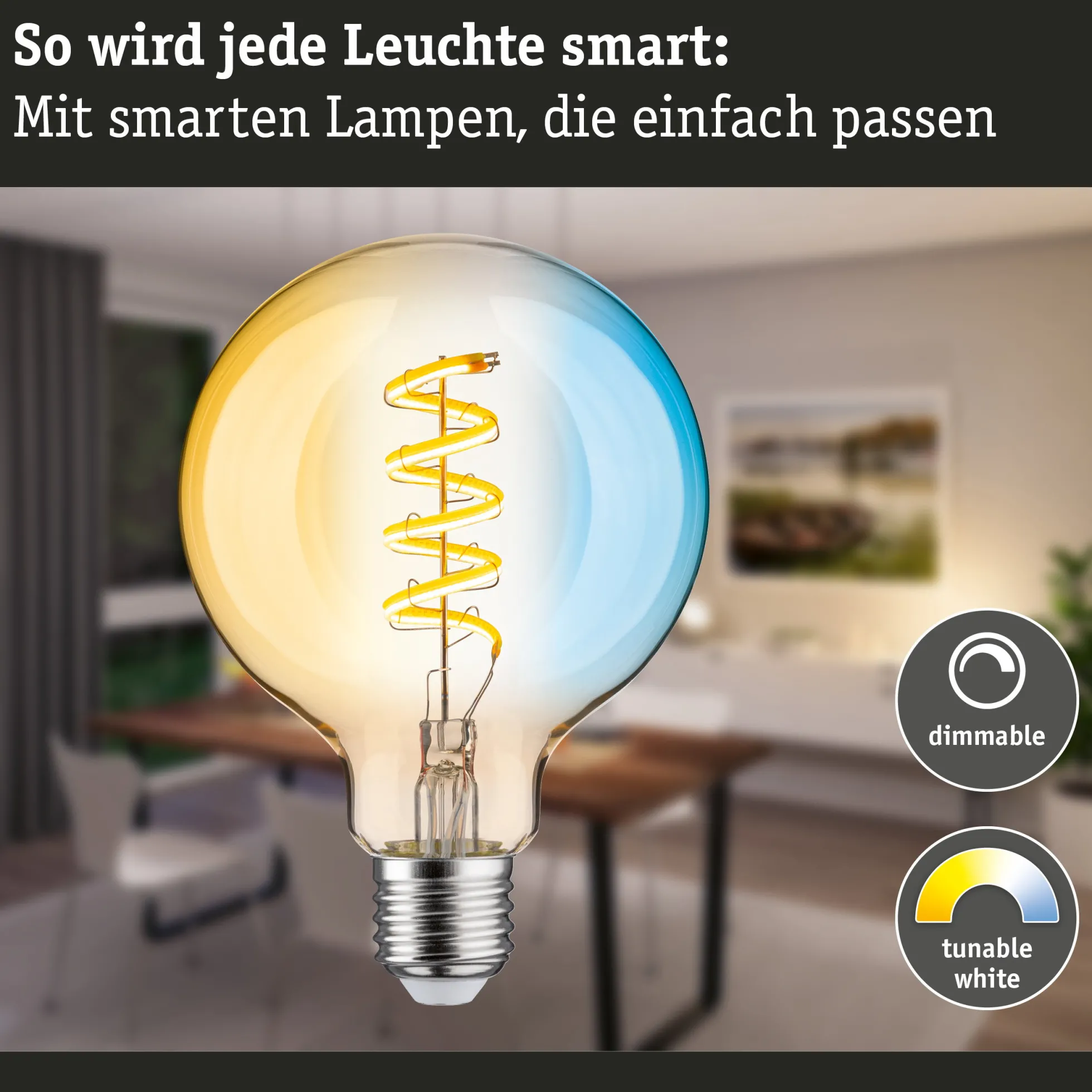 Filament 230V Smart Home Zigbee 3.0 - LED Globe G95 E27