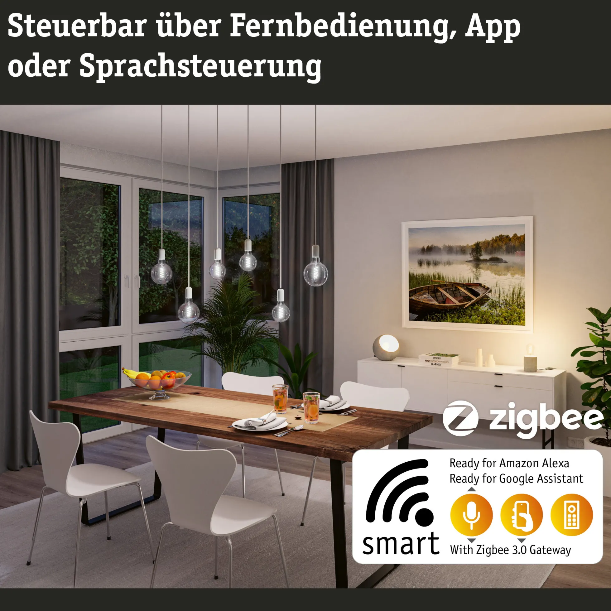 Filament 230V Smart Home Zigbee 3.0 - LED Globe G95 E27