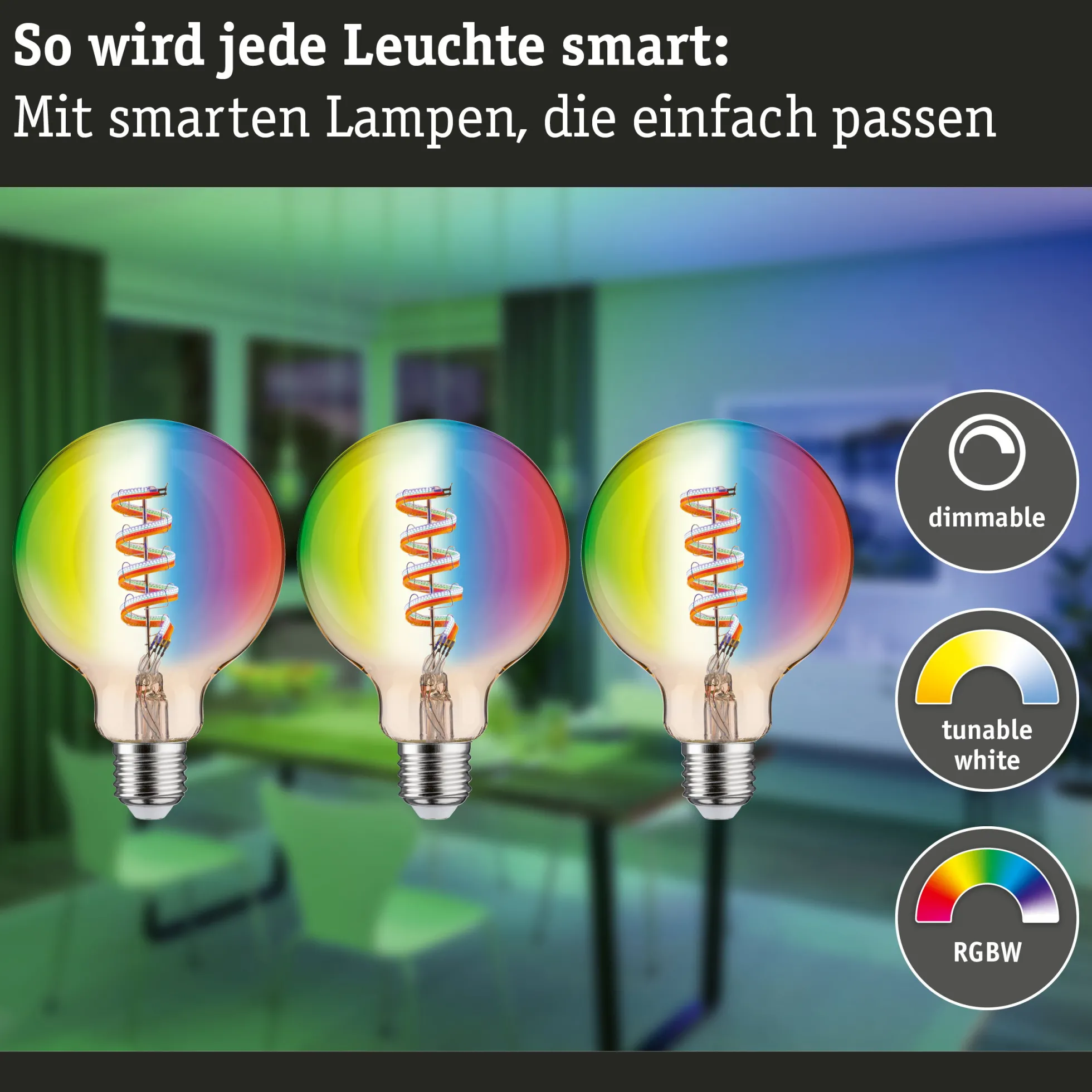Filament 230V Smart Home Zigbee 3.0 - LED Globe G95 E27