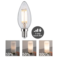 Filament 230V Touch Dim - LED Kerze E14