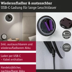 LED Akkuwandleuchte - Kiora