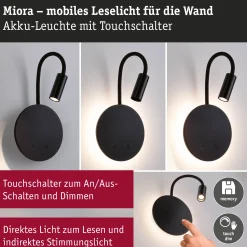 LED Akkuwandleuchte - Miora