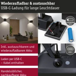 LED Akkuwandleuchte - Nyara