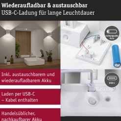 LED Akkuwandleuchte - Nyara