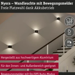 LED Akkuwandleuchte - Nyora