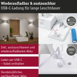 LED Akkuwandleuchte - Nyora