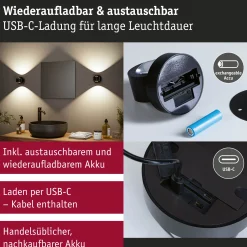 LED Akkuwandleuchte - Zorik