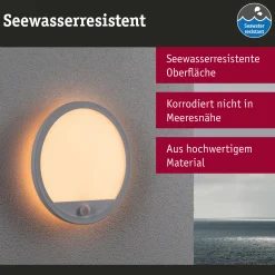 LED Außenpanel - Lamina Dämmerungsgesteuerter Bewegungsmelder (IR)