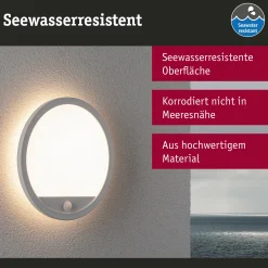 LED Außenpanel - Lamina Dämmerungsgesteuerter Bewegungsmelder (IR)