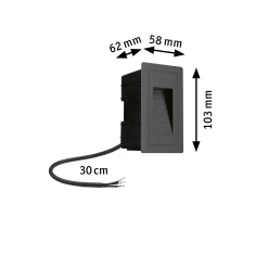 LED Außenwandeinbauleuchte - High