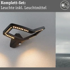 LED Außenwandleuchte - Alara Dämmerungsgesteuerter Bewegungsmelder (IR)