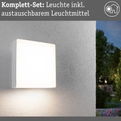 LED Außenwandleuchte - Azalena Dämmerungsgesteuerter Bewegungsmelder (HF)