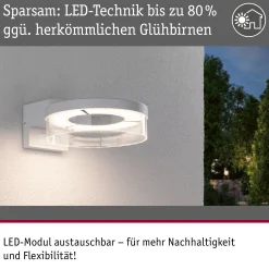 LED Außenwandleuchte - Capera Dämmerungsgesteuerter Bewegungsmelder (IR)