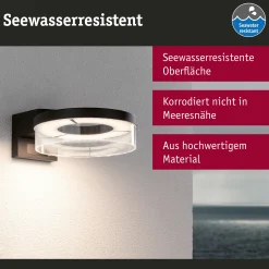 LED Außenwandleuchte - Capera Dämmerungsgesteuerter Bewegungsmelder (IR)
