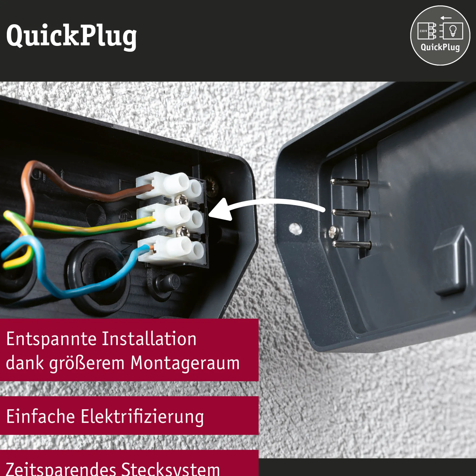 LED Außenwandleuchte - Juntea Dämmerungsgesteuerter Bewegungsmelder (IR)