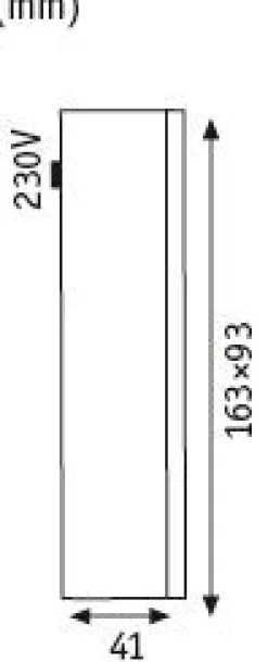 LED Außenwandleuchte - Slot