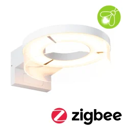 LED Außenwandleuchte Smart Home Zigbee 3.0 - Capera Dämmerungsgesteuerter Bewegungsmelder (IR) insektenfreundlich