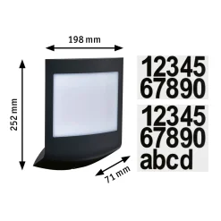 LED Außenwandleuchte Smart Home Zigbee 3.0 - Padea
