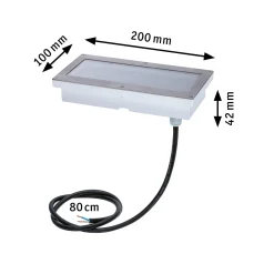 LED Bodeneinbauleuchte - Brick Dämmerungsgesteuerter Bewegungsmelder (IR)