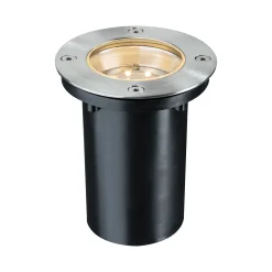 LED Bodeneinbauleuchte - LED Bodeneinbauleuchte IP67 rund 110mm 2700K 1,2W 20lm 230V Edelstahl Metall