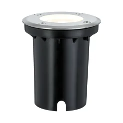 LED Bodeneinbauleuchte - LED Bodeneinbauleuchte IP67 rund 108mm 3000K 3,5W 230lm 230V Edelstahl Metall