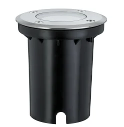 LED Bodeneinbauleuchte - LED Bodeneinbauleuchte IP67 rund 108mm 3000K 3,5W 230lm 230V Edelstahl Metall