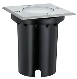 LED Bodeneinbauleuchte - LED Bodeneinbauleuchte IP67 eckig 108x124mm 3000K 3,5W 230lm 230V Edelstahl Metall