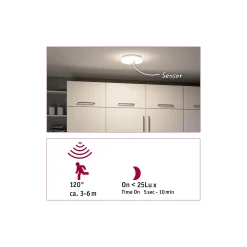 LED Deckenleuchte - Luiana Dämmerungsgesteuerter Bewegungsmelder (HF)