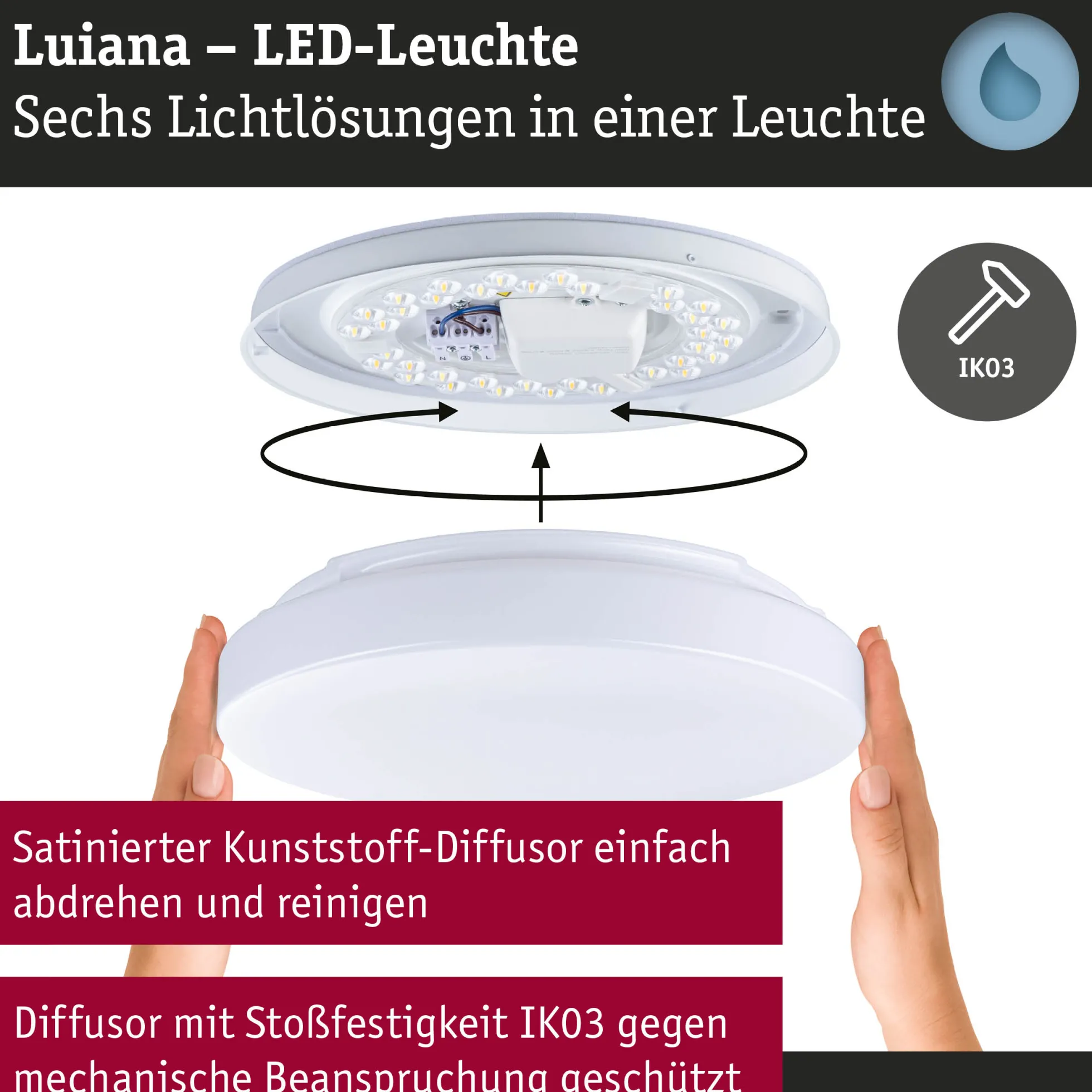 LED Deckenleuchte - Luiana
