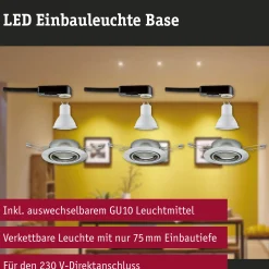 LED Einbauleuchte - Base Basisset schwenkbar