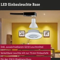 LED Einbauleuchte - Base Einzelleuchte schwenkbar